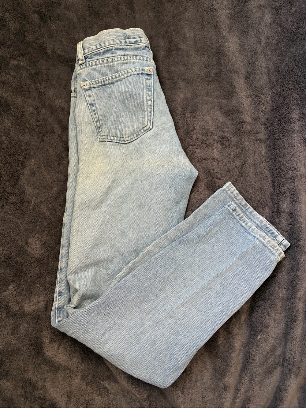 vintage GAP BLUE light blue low rise 6 regular